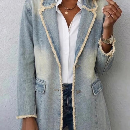 Women's American Vintage Spring and Autumn Denim Jacket Ralo Collection - RALO COLLECTION STUDIO