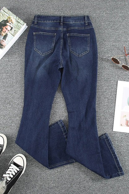 Women's Pants Fat Woman Large Size Worn Ripped High-waist Mopping Pants Trousers - RALO COLLECTION STUDIO