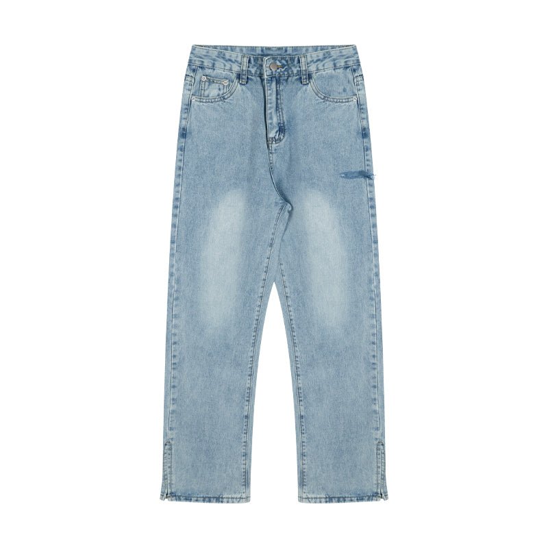 Women's Retro Loose High Waist Slit Jeans - RALO COLLECTION STUDIO