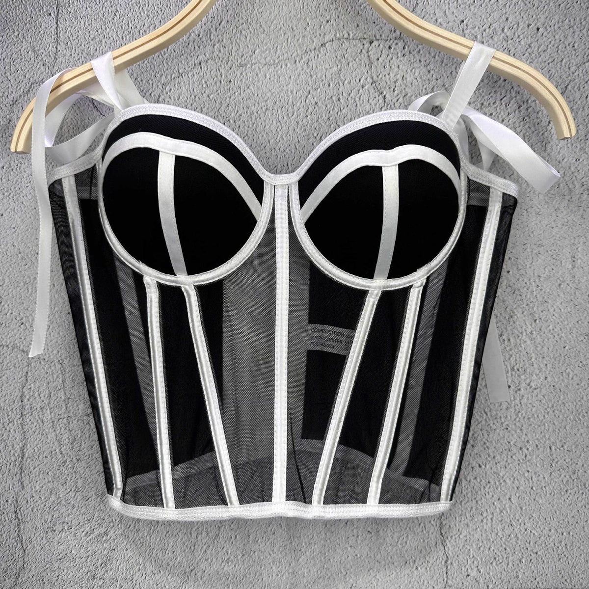 Womens Sexy Strapless Bandeau With Waist-cinching Straps - RALO COLLECTION STUDIO