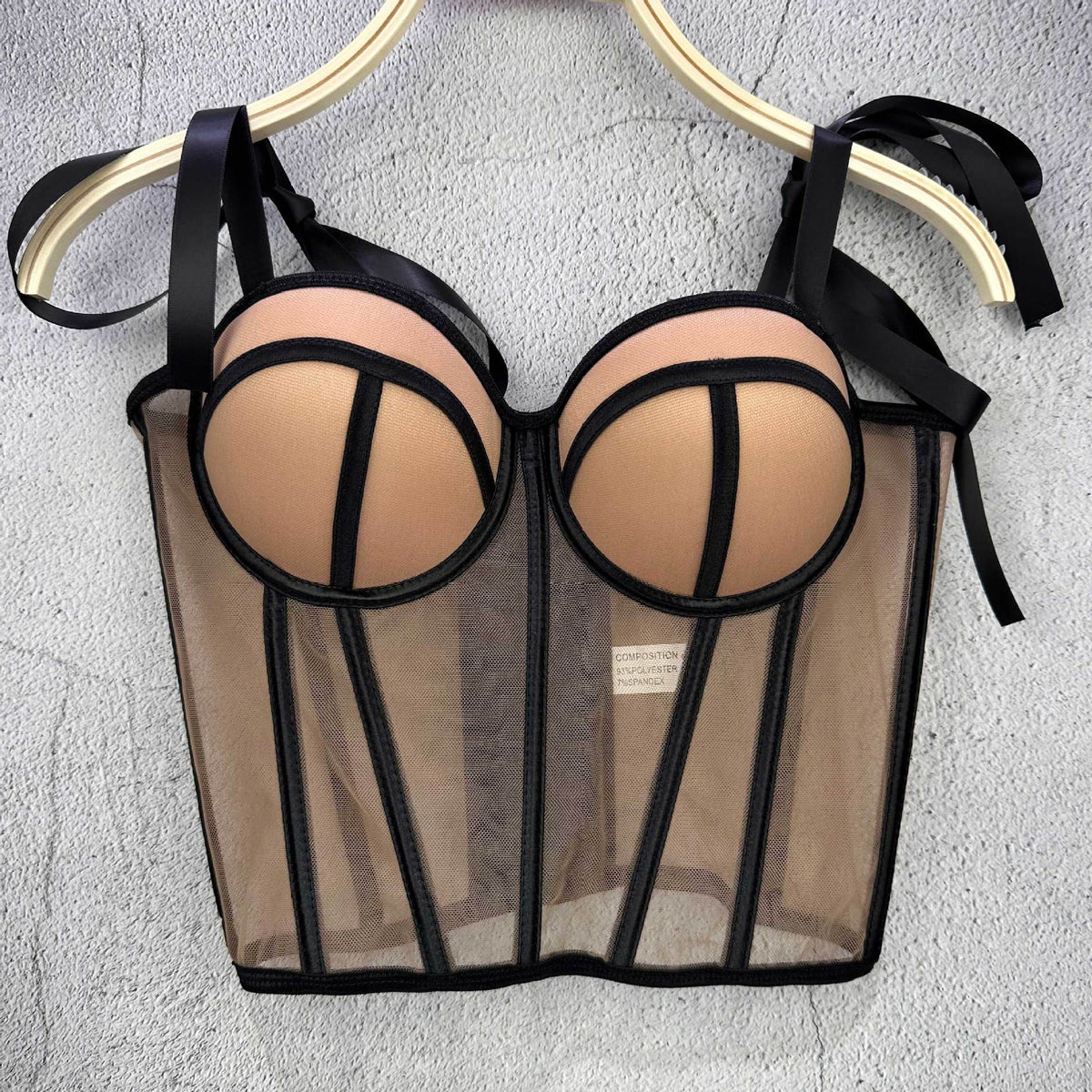 Womens Sexy Strapless Bandeau With Waist-cinching Straps - RALO COLLECTION STUDIO