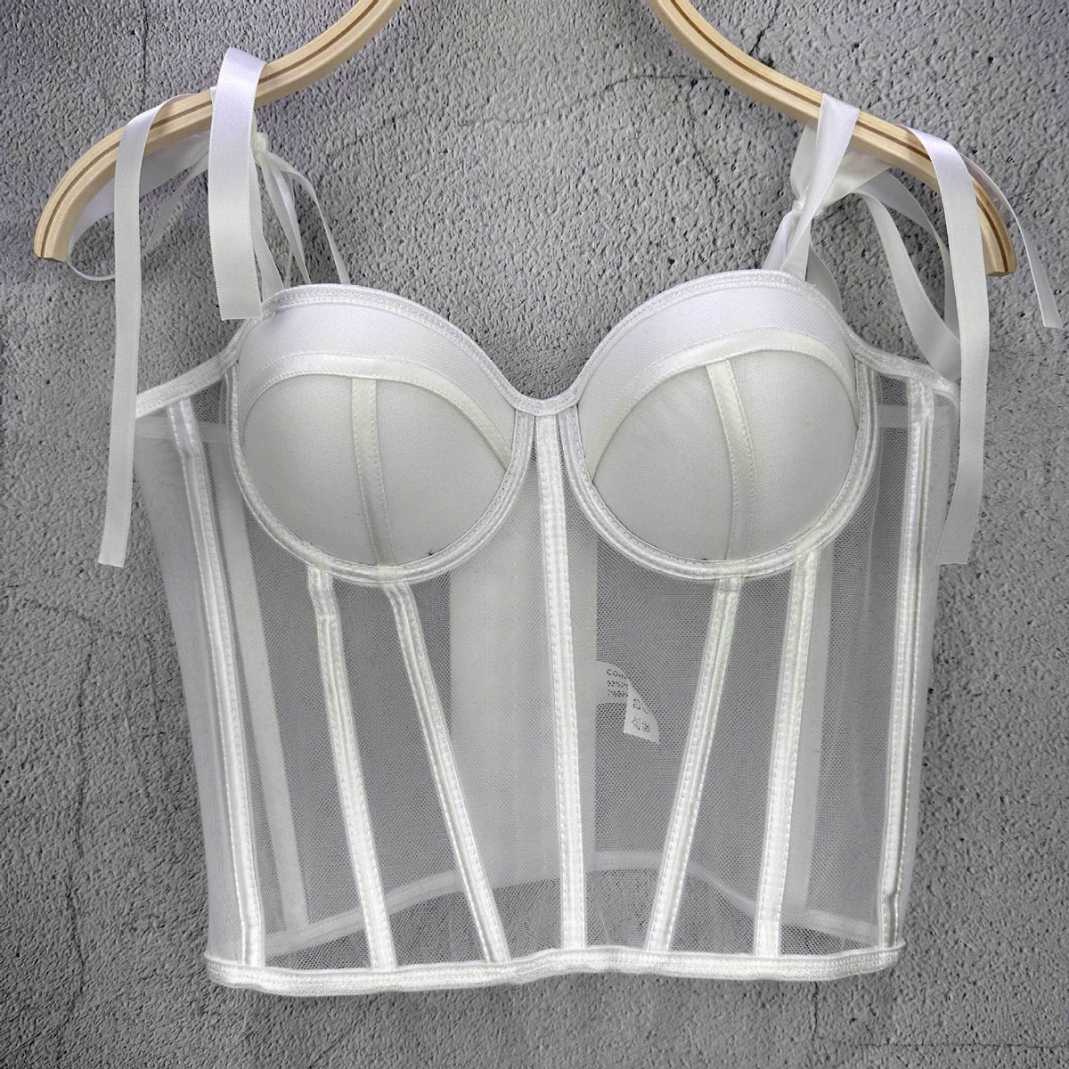 Womens Sexy Strapless Bandeau With Waist-cinching Straps - RALO COLLECTION STUDIO