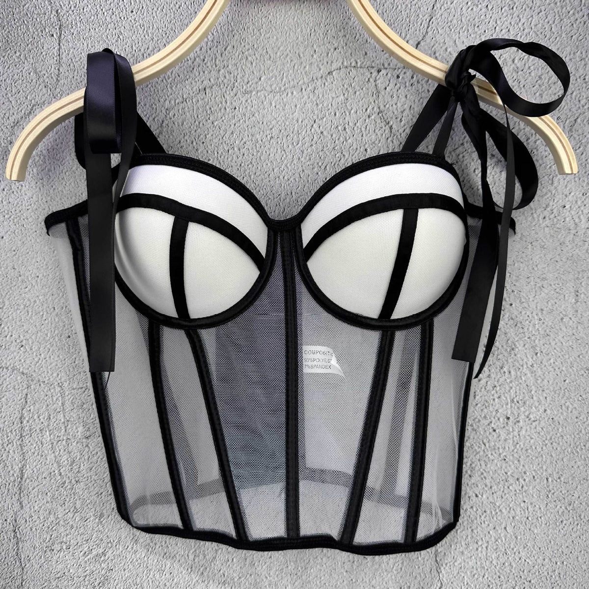 Womens Sexy Strapless Bandeau With Waist-cinching Straps - RALO COLLECTION STUDIO