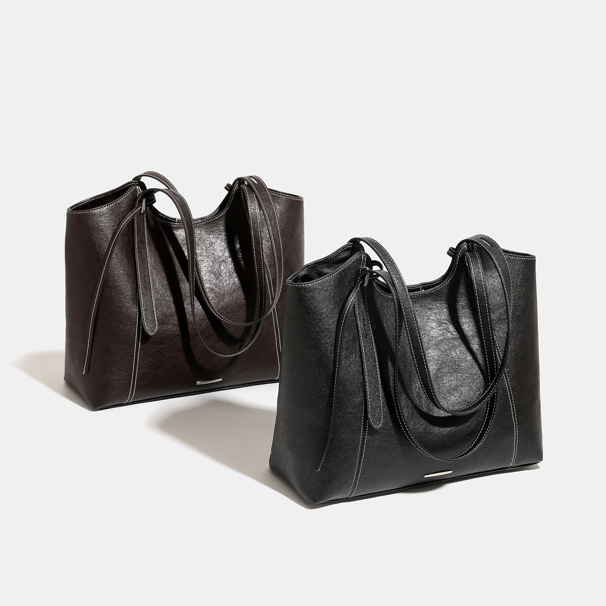 Womens Sophisticated High-capacity Fashionable Commuter Shoulder Bag - RALO COLLECTION STUDIO