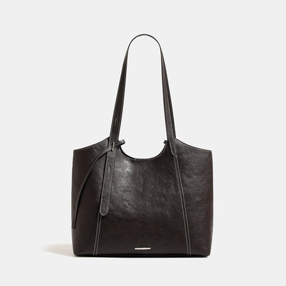 Womens Sophisticated High-capacity Fashionable Commuter Shoulder Bag - RALO COLLECTION STUDIO