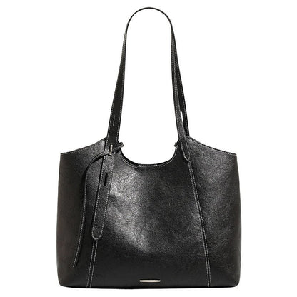 Womens Sophisticated High-capacity Fashionable Commuter Shoulder Bag - RALO COLLECTION STUDIO