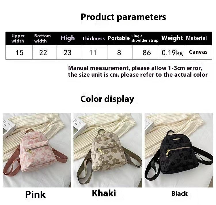 Women's Summer Flowers Backpack Bags - RALO COLLECTION STUDIO