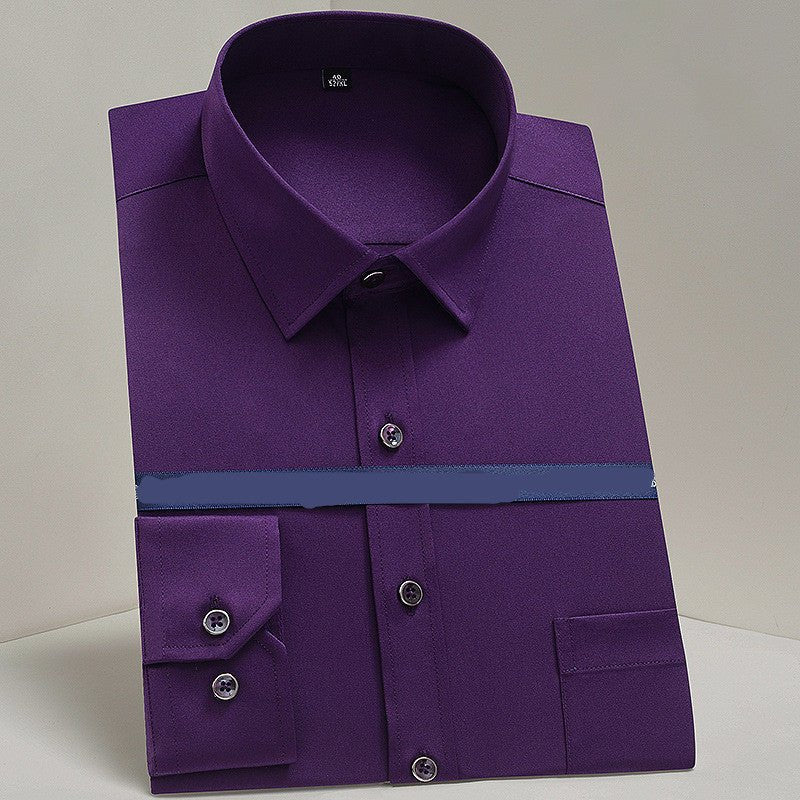 Work Clothes Mercerized Stretch Shirt Men - RALO COLLECTION STUDIO