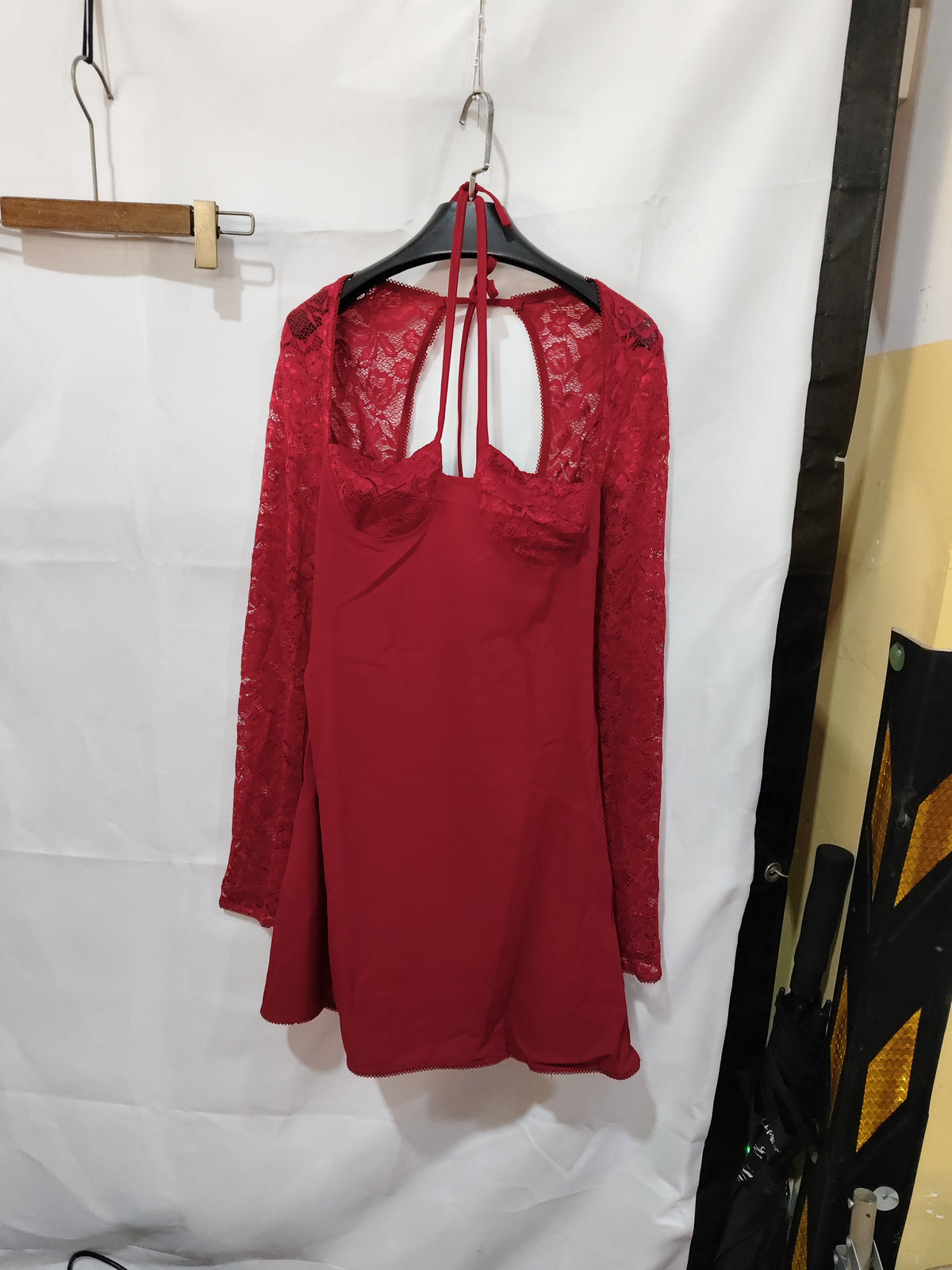 RALO Y2K Lace Long Sleeve Corset Backless Mini Dress - RALO COLLECTION STUDIO