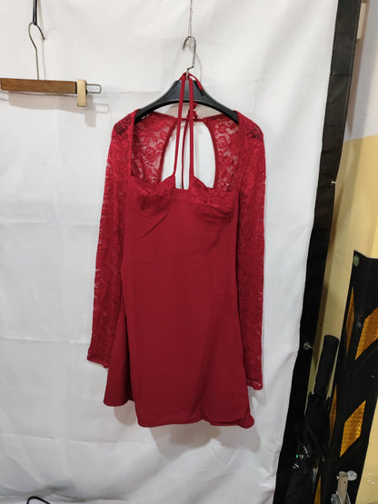 RALO Y2K Lace Long Sleeve Corset Backless Mini Dress - RALO COLLECTION STUDIO