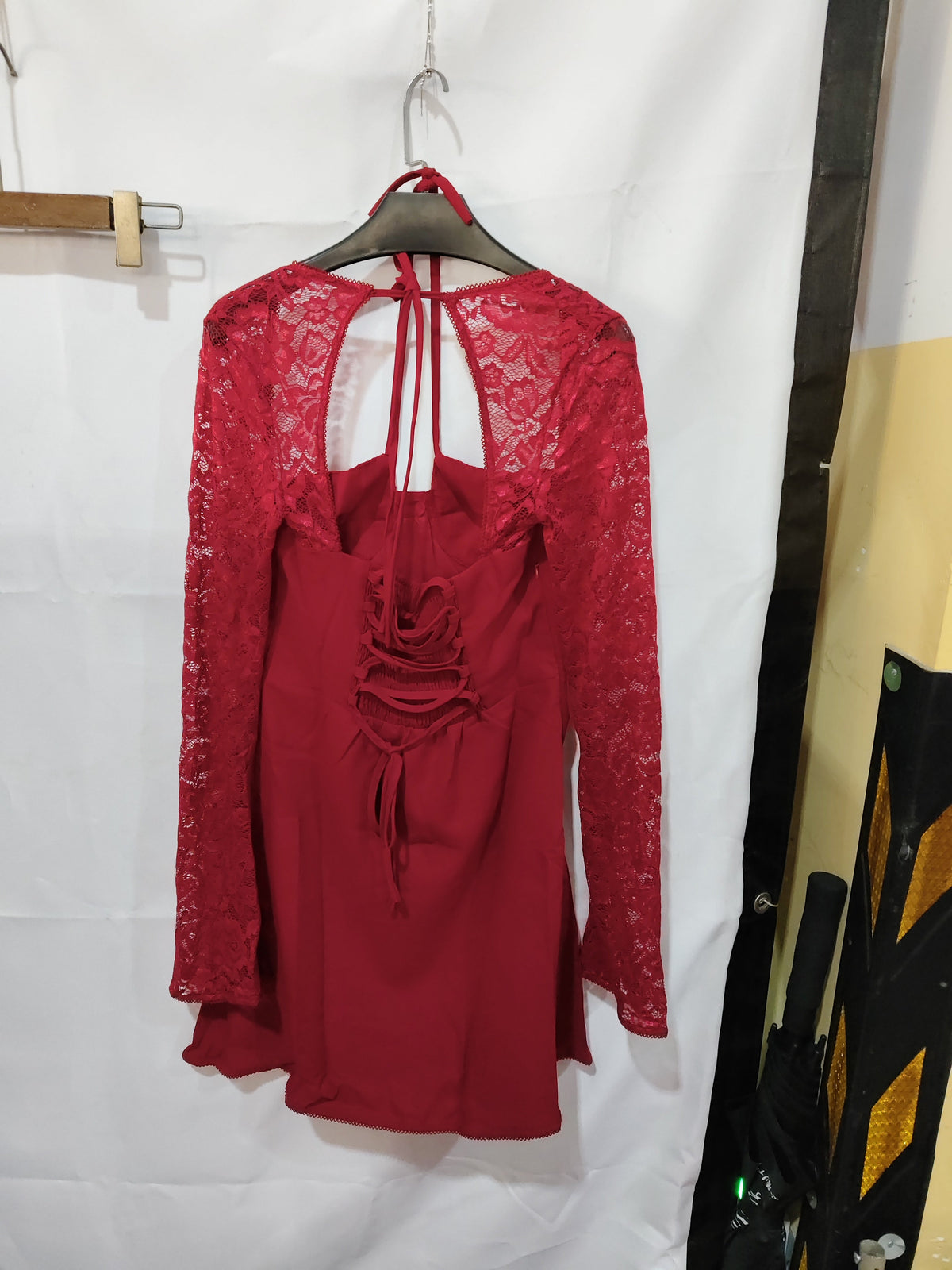 RALO Y2K Lace Long Sleeve Corset Backless Mini Dress - RALO COLLECTION STUDIO